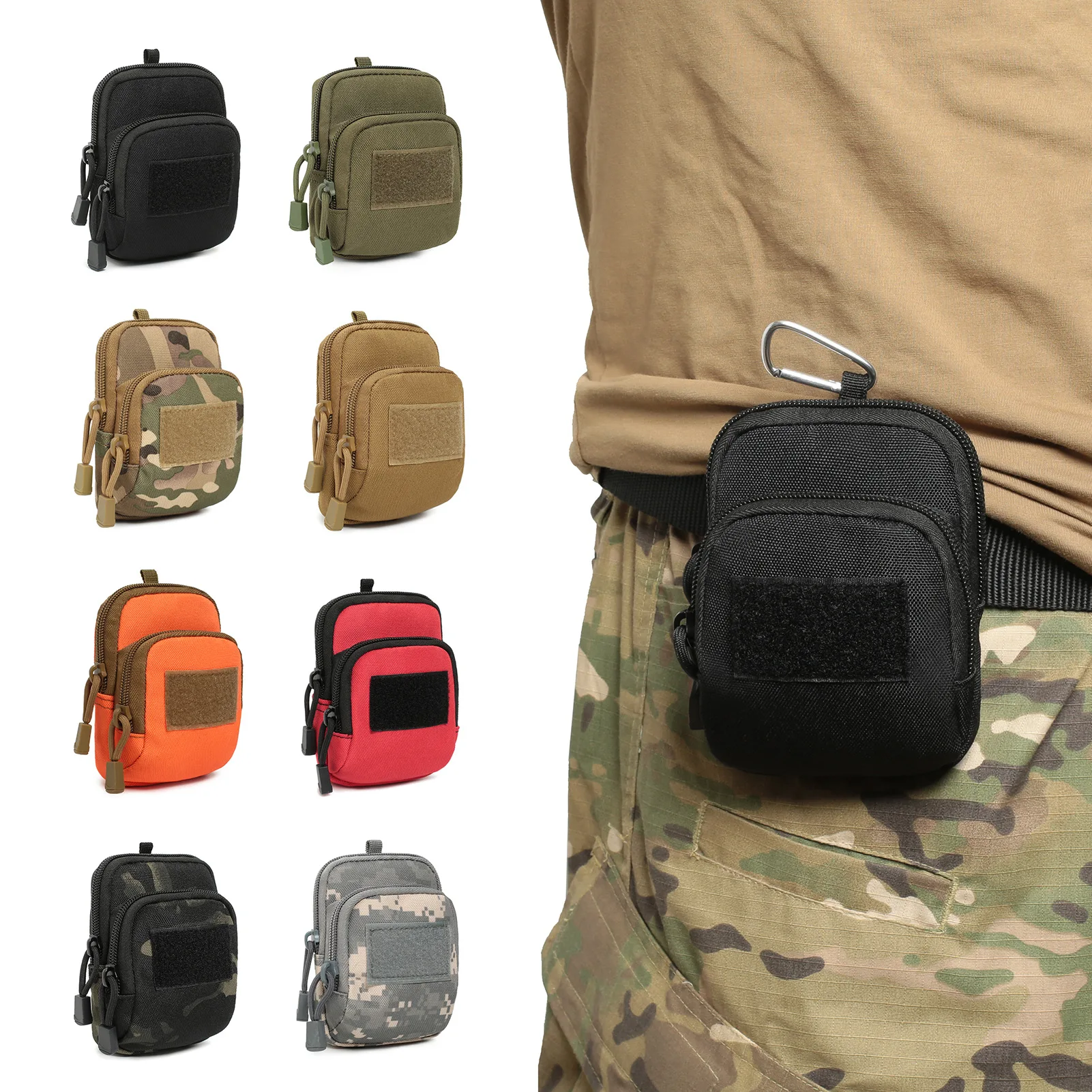 First Aid Kit Pouch Wear-Resistant Waist Pack Multi-Functional Storage Bag Portable Utility Tool Pouch For Cycling Camping
