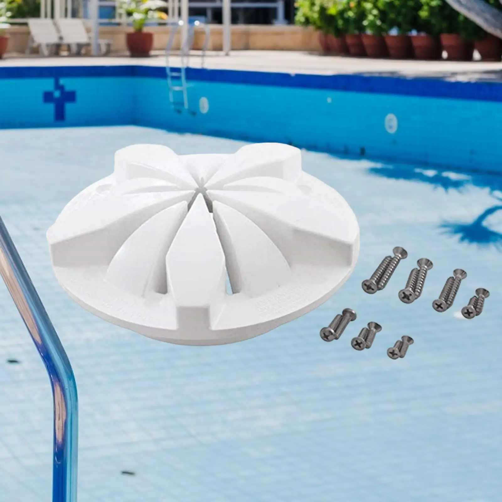 

Swimming Pool Main Drain Adapter Main Drain Water Outlet Sturdy Easy Installation Draining Accessory Replace Anti Pinch Hair