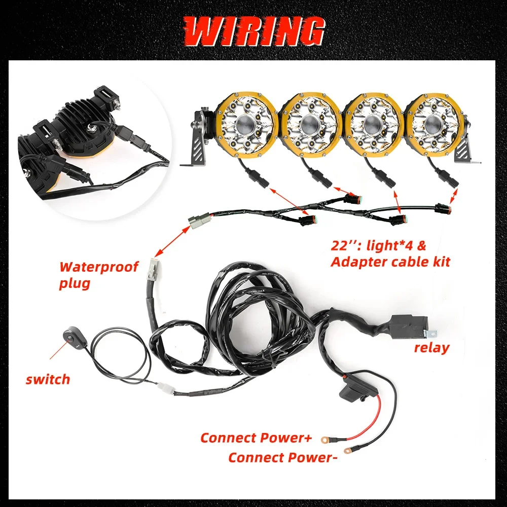 Offroad 4x4 Spot Led Light Bar 42 Inch Luz Barras Led Para Automovile