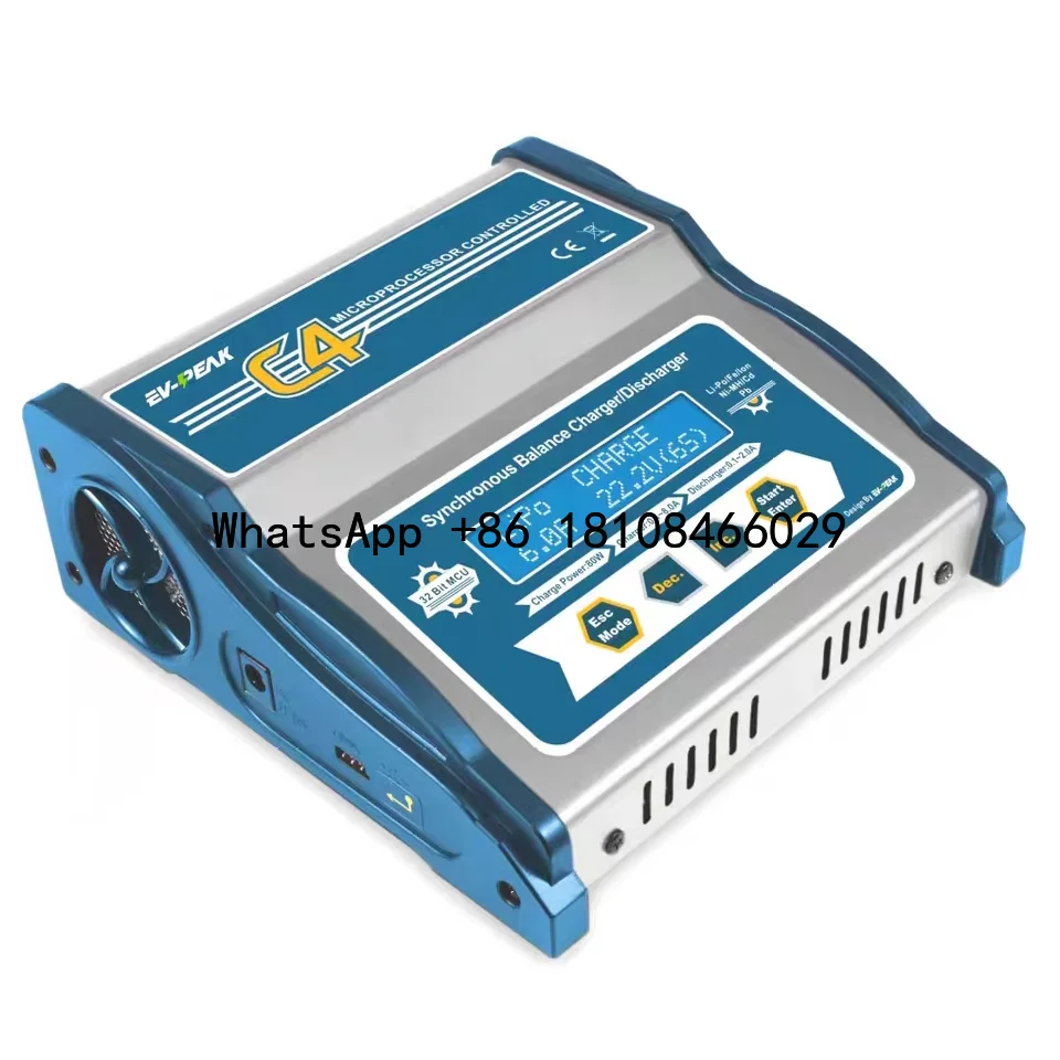 

C4 80 Вт 8 А NiMH LiPO двухканальный интеллектуальный баланс батареи быстрое зарядное устройство стабильное гибкое многофункциональное радиоуправляемое разрядное устройство