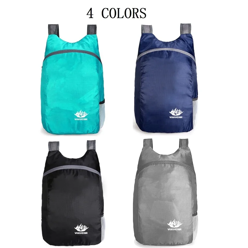 Ultraleve dobrável saco das mulheres dos homens à prova dwaterproof água de alto volume portátil mochila leve sacos de viagem esportes ao ar livre daypack