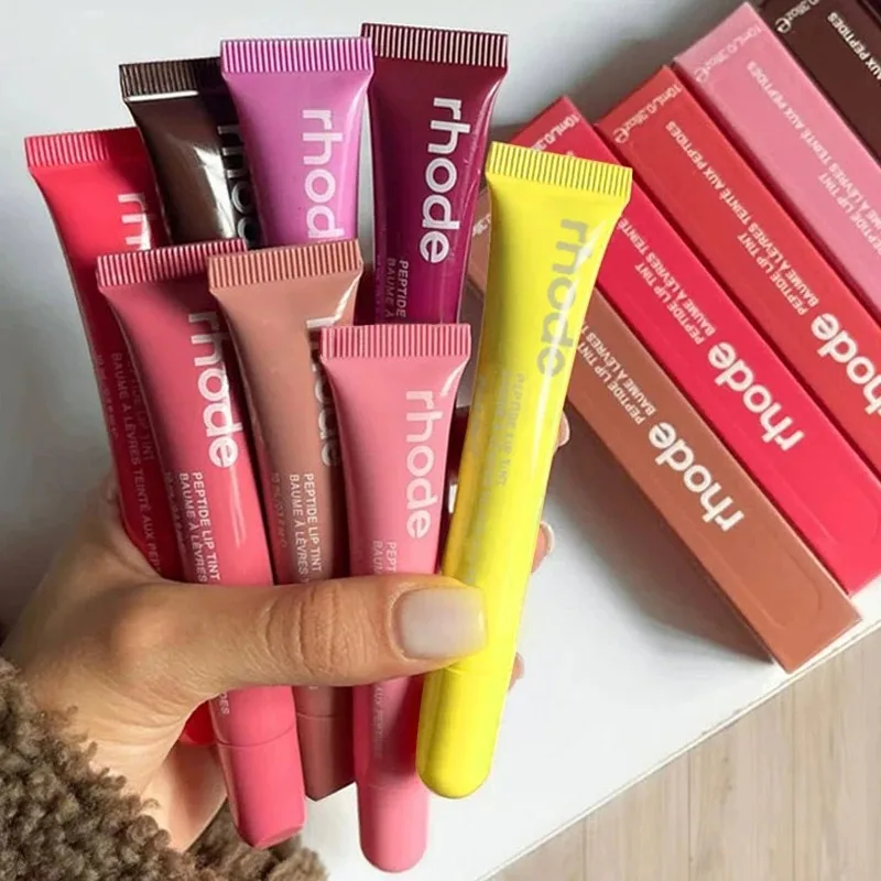 شعبية الأزياء ملمع الشفاه أحمر الشفاه طويلة الأمد ترطيب ترطيب الشريط للماء مسحوق أحمر الخدود عصا فتاة ماكياج