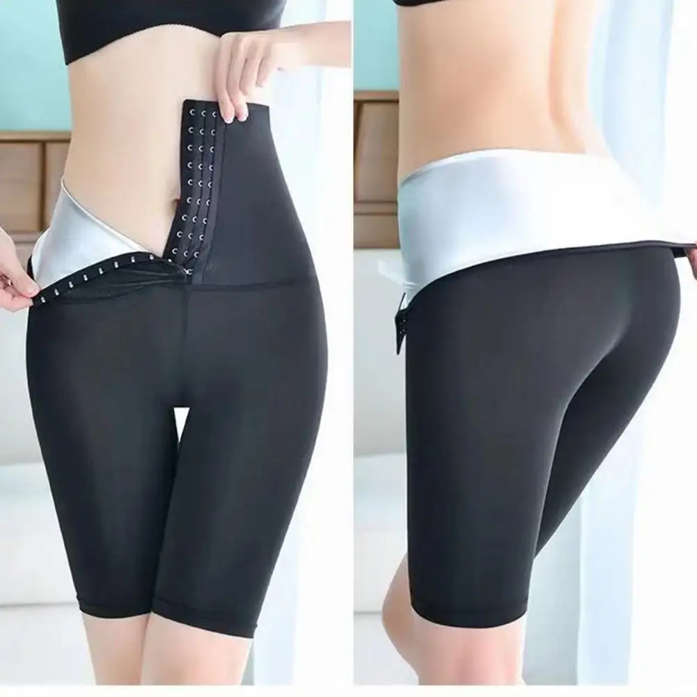 Sweat Sauna Pants Body Shaper Weight Loss Slimming Shorts Shapewear Women Waist Trainer Hot Thermo Sweat Pants Fitness