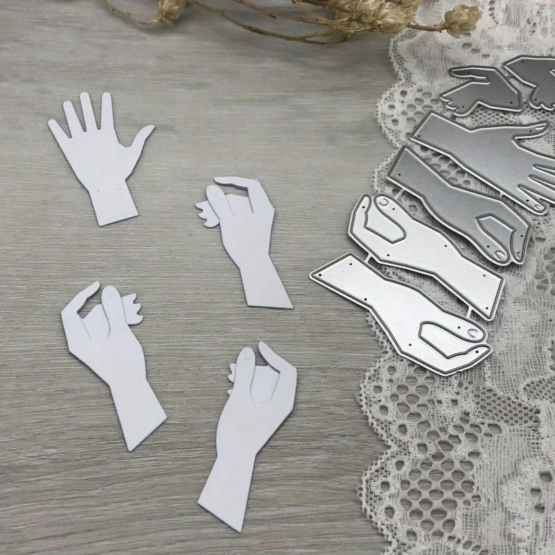 

1pcs metal cutting dies cut die mold hands decoration Scrapbook paper craft blade punch stencils dies