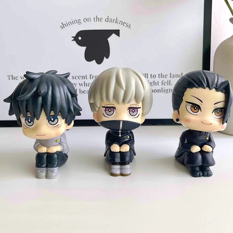 JJK Anime Figure Gojo Satoru Geto Suguru Inumaki Toge Fushiguro Megumi Toji Okkotsu Yuta Itadori Yuuji Ryomen Sukuna Nanami 10cm