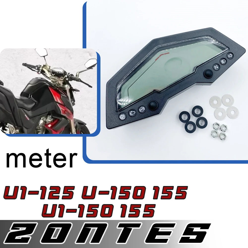 Motorcycle Tachometer Odometer Instrument Speedometer Gauge Cluster Meter For ZONTES U-125 U1-125 U-155 U1-155 U-150 U1-150