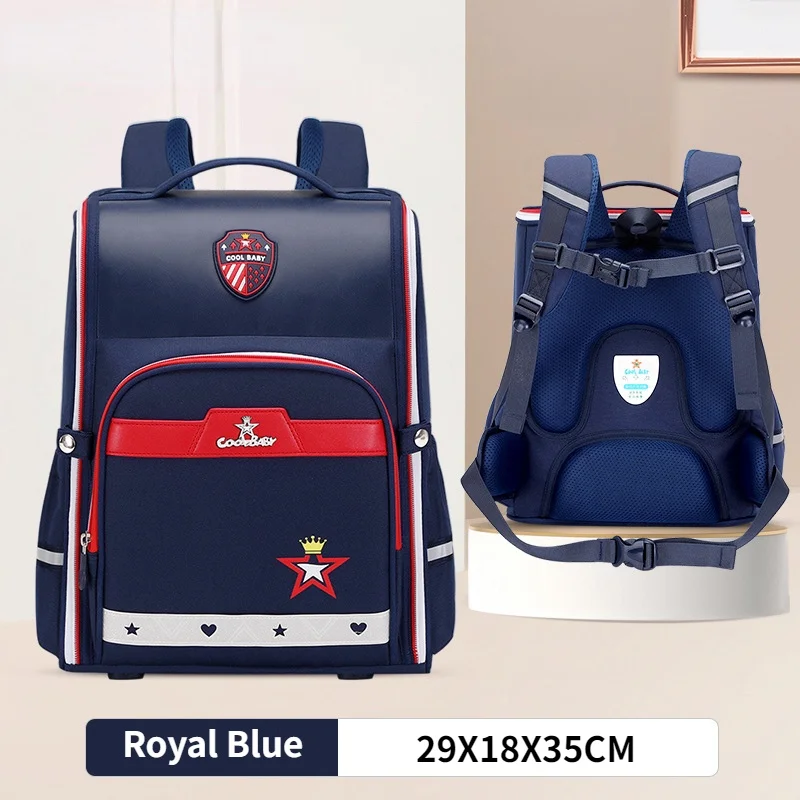Primary Girl Boy Noble British Style Fashion Schoolbags New Popular Children Students High-capacity Light Backpacks Breathable