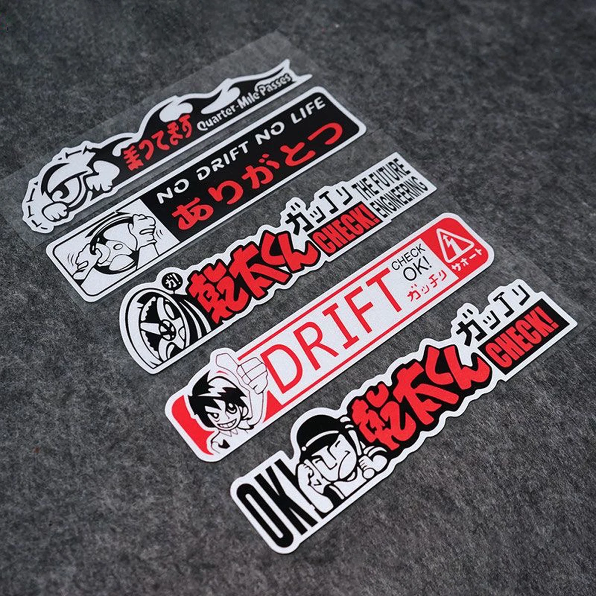 

Motorcycle Scooter JDM Reflective Stickers Vinyl Decals for Fuel Tank Body Helmet Yamaha Kawasaki Suzuki Parts