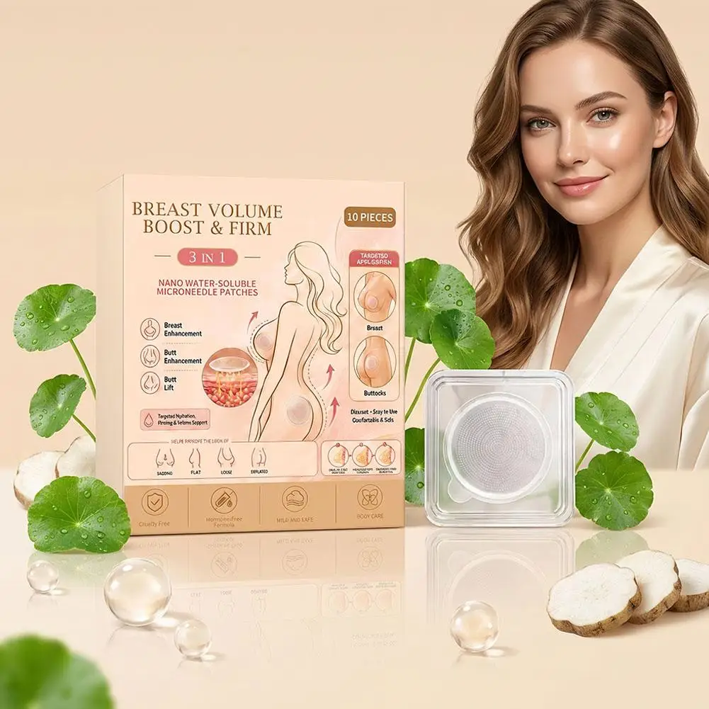 Advanced Breast Enhancement Nano-Microneedle Patch  Increased Skin Elasticity For Women Targeted Skin Nutrition Deep Hydration