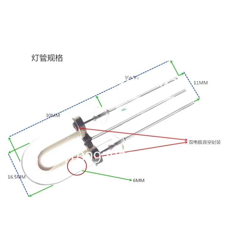 flash tube, flash tube, BS0630U, power 24WS, warning light, special for flash light