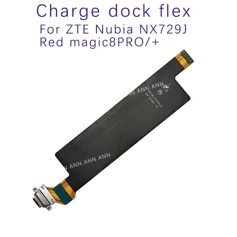 

Original For ZTE Nubia Red Magic 8 ProNX729J USB Charger Port Jack Dock Connector Plug Board Charging Flex Cable