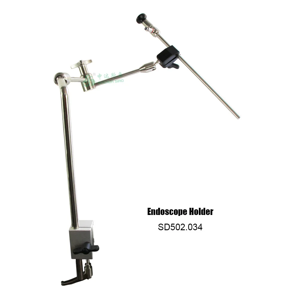 

Medical endoscopic discectomy system Arm for holding scope endoscope holder and instruments holder