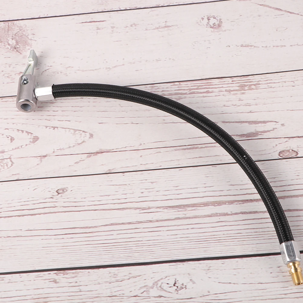 

10cm Locking Air Chuck Inflator Adapter Extension All Metal Construction No Leaking for Bike Car Motorcycle Locking Air Chuck