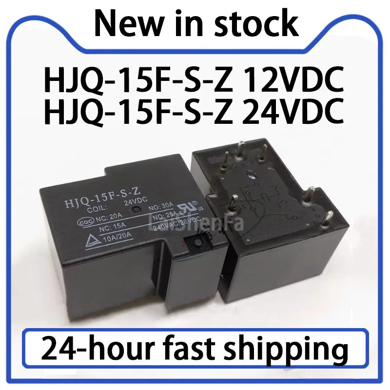 2PCS HJQ-15F-S-Z 12VDC 24VDC Relay 6-pin 30A/20A Set Conversion Stock