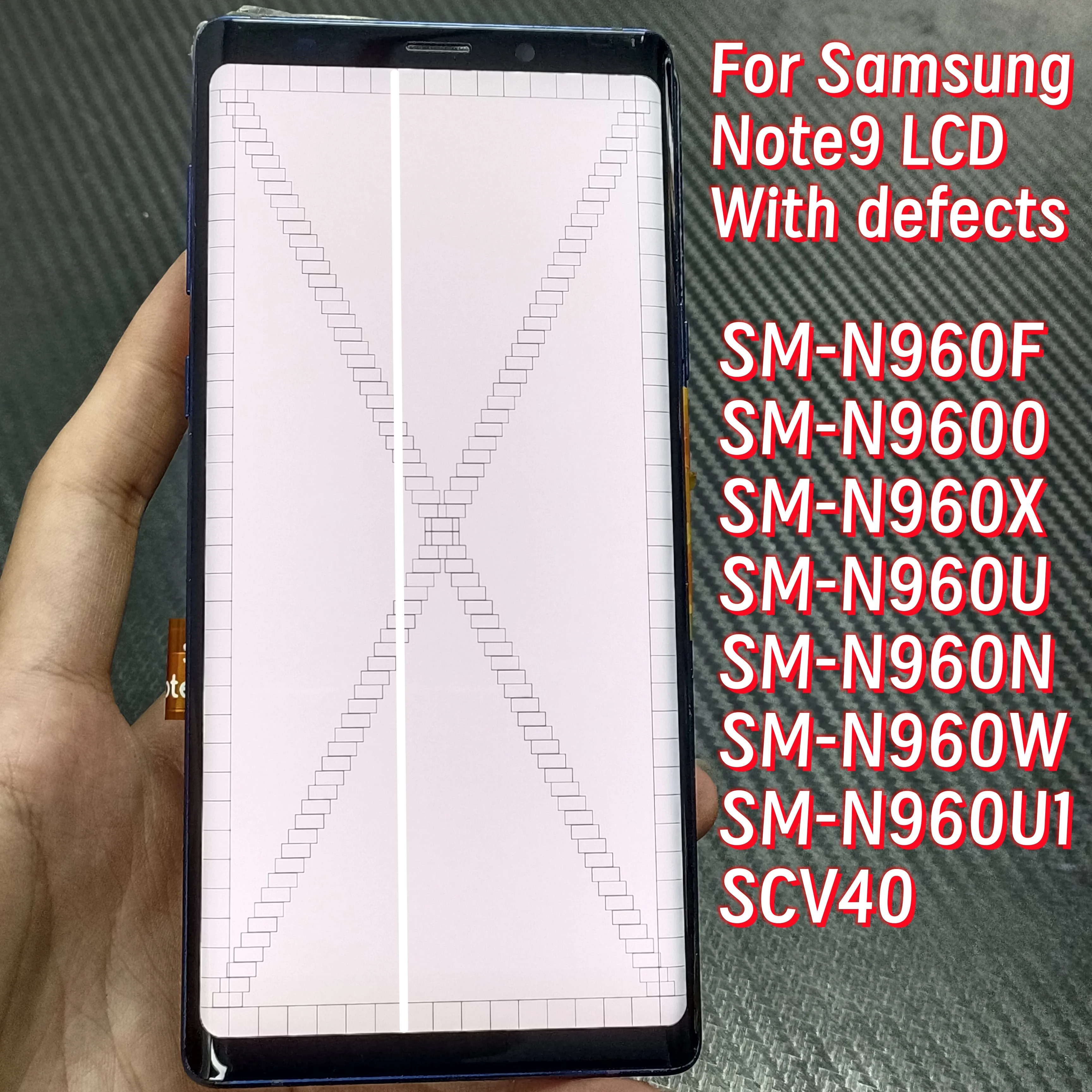 100% TESTED 6.4''Note 9 LCD for SAMSUNG GALAXY Note9 Lcd Display N960 N960FD N960F Touch Screen Digitize Assembly Replacement