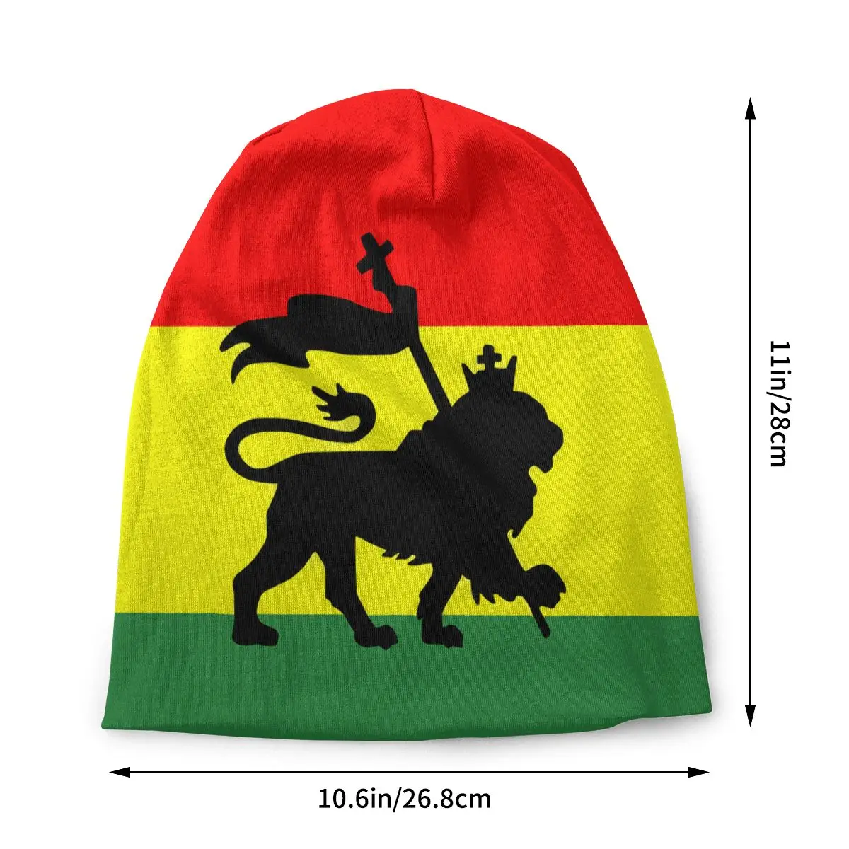 Rastafarian Rasta Lion Of Judah Autumn Female Thin Beanies Cycling Bonnet Hats