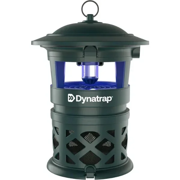 DynaTrap DT1130-GRSR Armadilha e assassina ao ar livre para mosquitos e insetos voadores de 1/2 Acre – Mata mosquitos, moscas, vespas, mosquitos