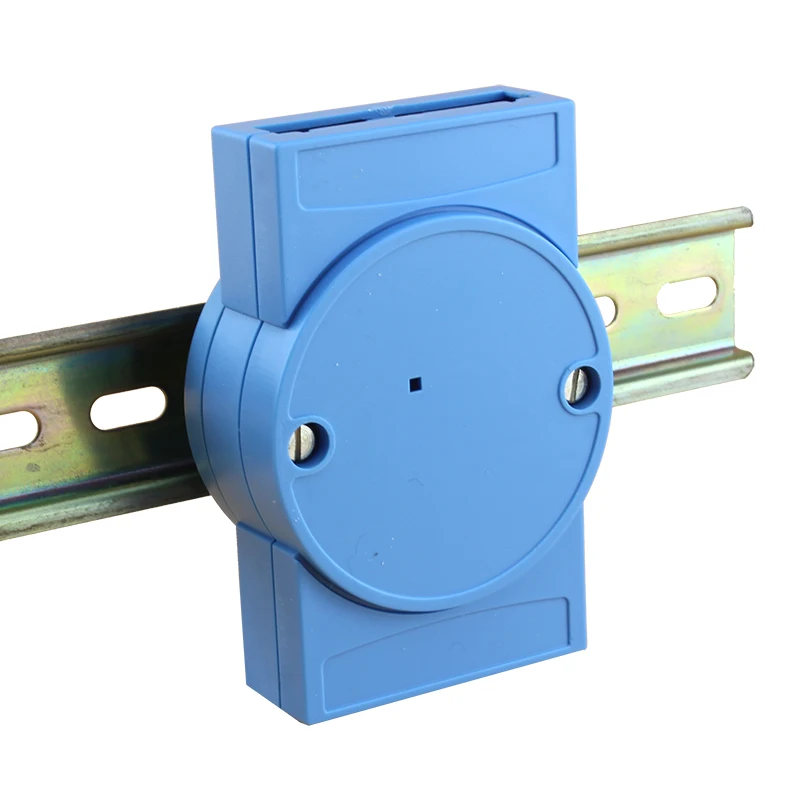 Adam Module Isolation Shell Guide Rail Junction Housing Plastic Box 100X70X25 dengan Base Plate