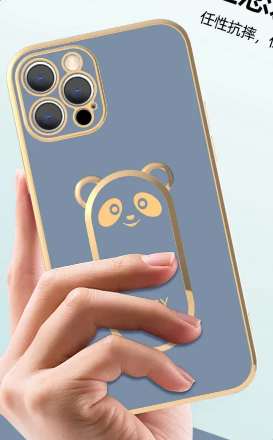 Bear Stand Holder Soft Phone Case For Realme Note 50 8 9 10 11 12 Pro Plus 5G C67 C65 C63 C61 C55 C53 C51 C35 C33 C31 C21Y Cover