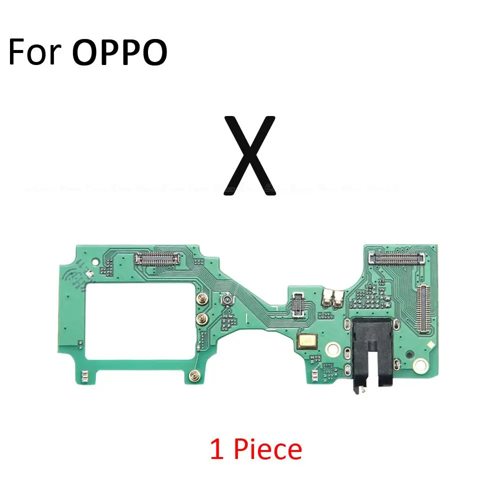 Headphone Jack Audio Microphone Connector Complete Board Flex For OPPO Find X2 Lite Reno Z Reno2 F Reno3 Reno4 Realme 2 Pro X