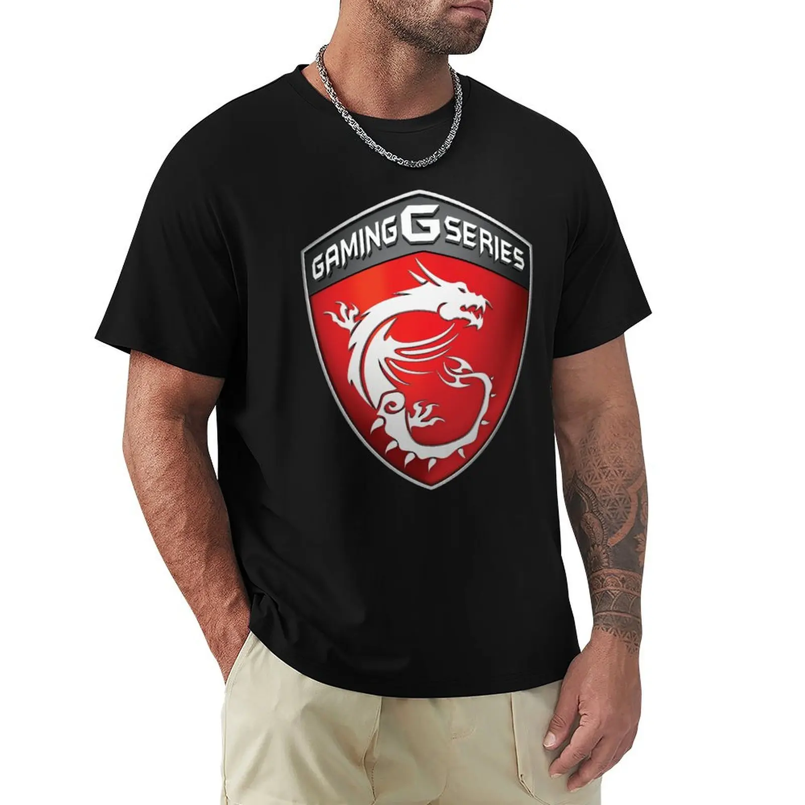 

MSI Gaming Logo T-Shirt Utility Casual Work T-Shirt