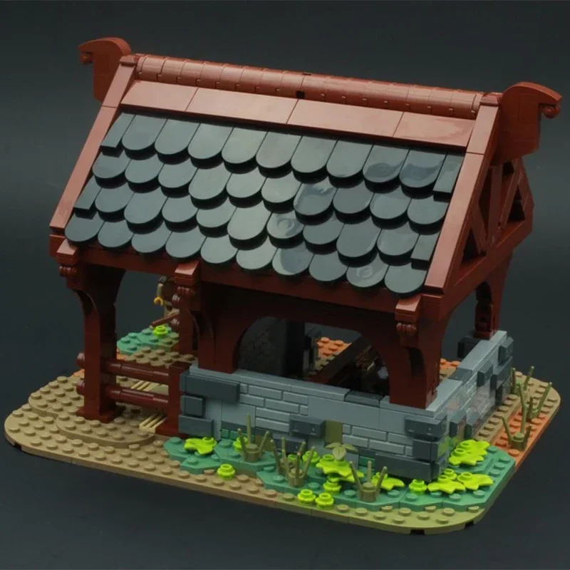 

934pcs MOC Medieval Horse Stable Castle Building Blocks Christmas Gift Home Entertainment DIY Project Perfect For Families