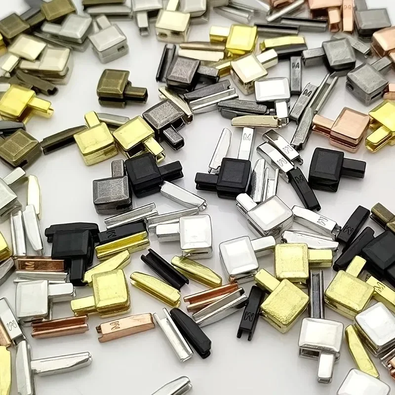 Set Premium Metal Zipper Heads Gold Silver Bronze Black - Durable Smooth for DIY Clothing Luggage Repair