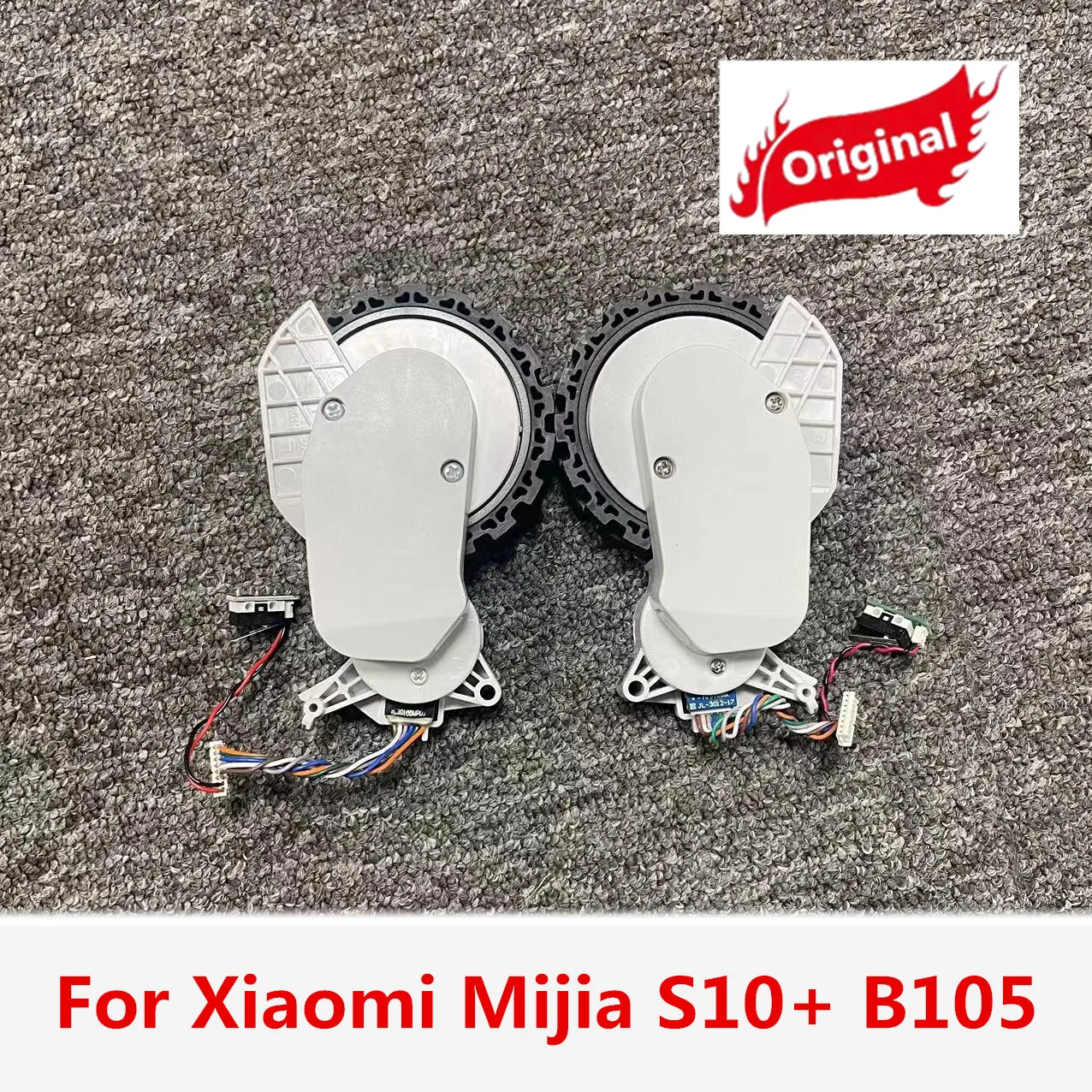 New Traveling Wheels for Xiaomi Mijia S10+ B105 Robot Vacuum Cleaner Spare Parts Left and Right Wheel Replacement Accessories