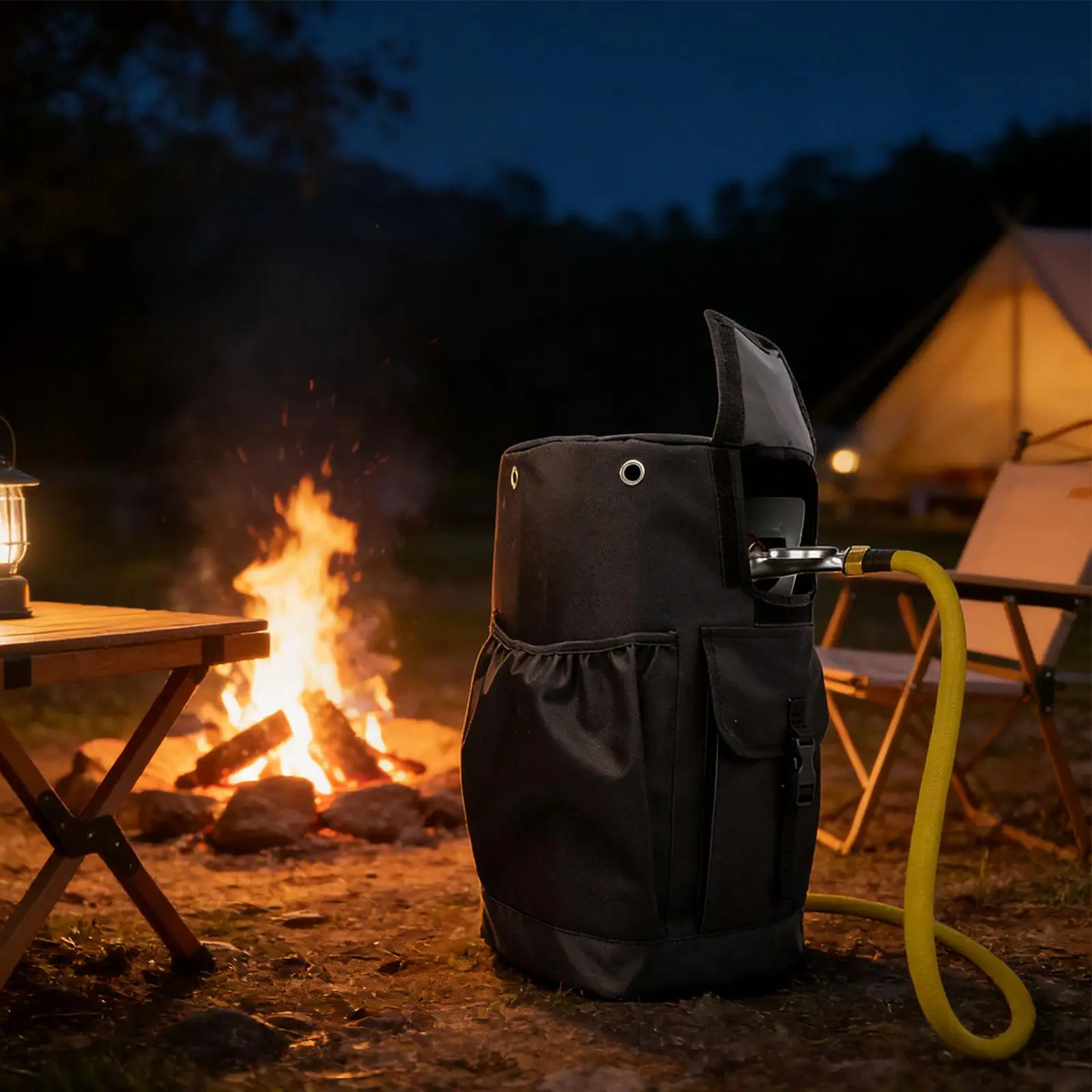 

Gas Tank Case Oxford Cloth Can Bag Heavy Duty Cylinder Gas Bottle Cover and 2 Pockets Propane Tank Cover for Work Outdoor Sports