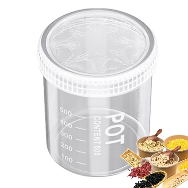 Rice Sealed Container Dust Proof Cover Design Snack Sealed Can Grain  Food Grade Anti Moisture Storage Box For Flour Soybean