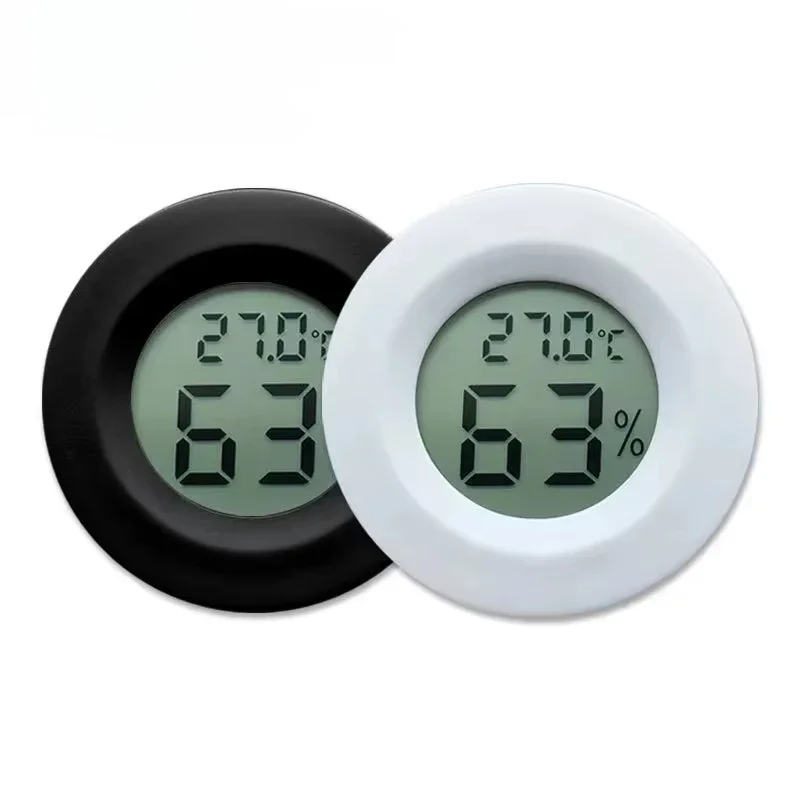 1pc Mini LCD Digital Thermometer & Hygrometer -50°C to +70°C Temperature & Humidity Meter for Fridge Freezer Testing