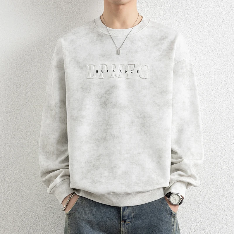 2026 Autumn Men's Fashion Casual Round-neck Sweatshirt