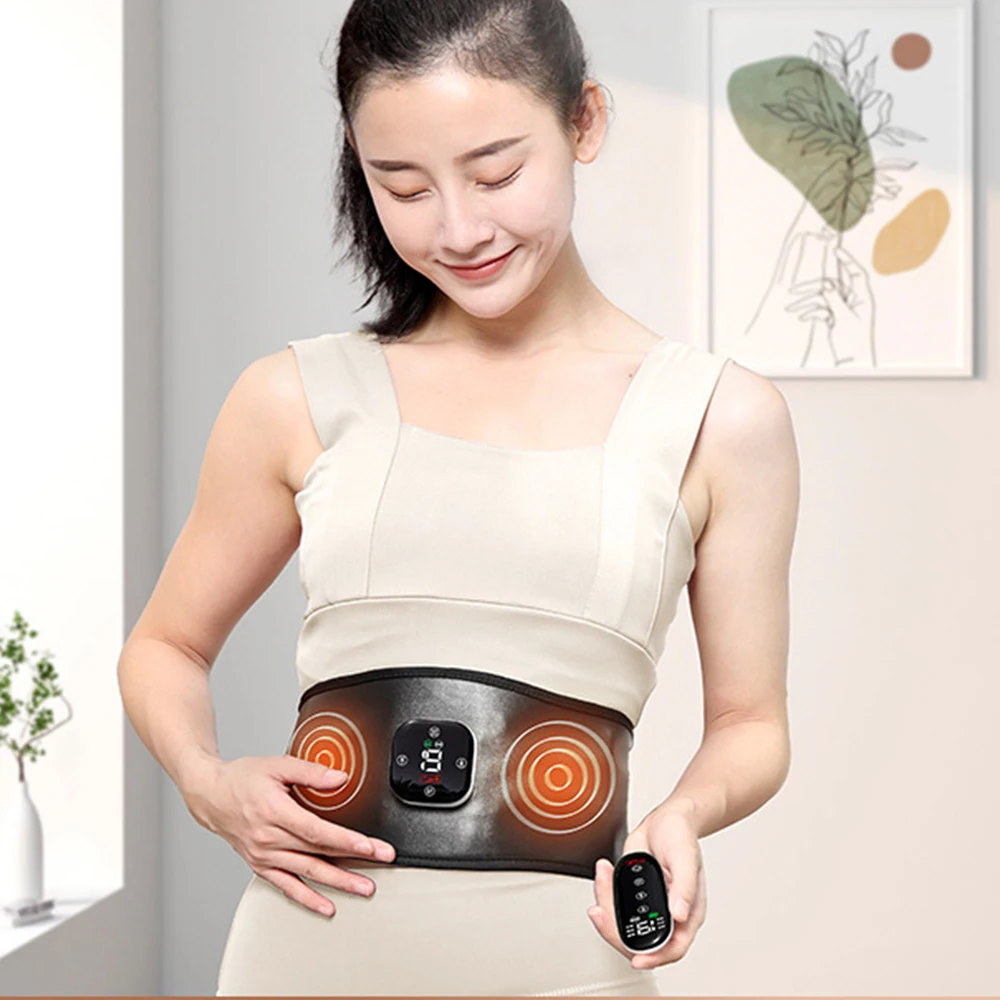 

Toning Belt Electric Muscle Stimulation Muscle Toner Portable Fitness Massager Waist Trainer Body Slimming