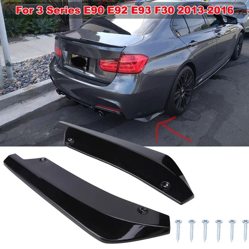 Voor Bmw 3 Series E90 E92 E93 2013-2016 Achterspatjes Bumper Hoek Lip Splitter Diffuser Canard Spoiler Body Kit Auto Accessoires