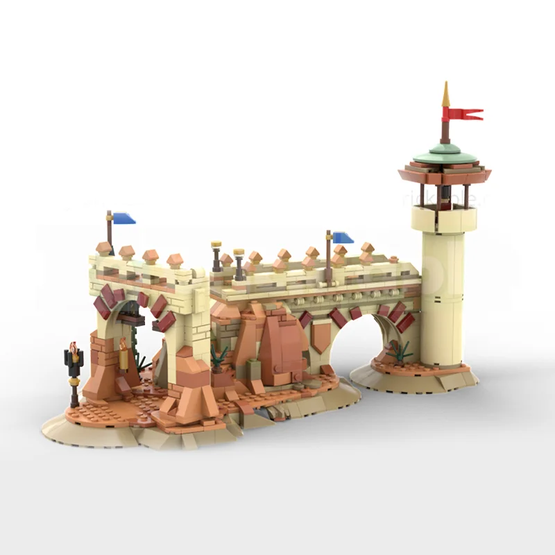 

1000PCS Moc Carja Bridge Games Building Blocks Educational Construction Toy Kids Birthday Gift for Creativity Development