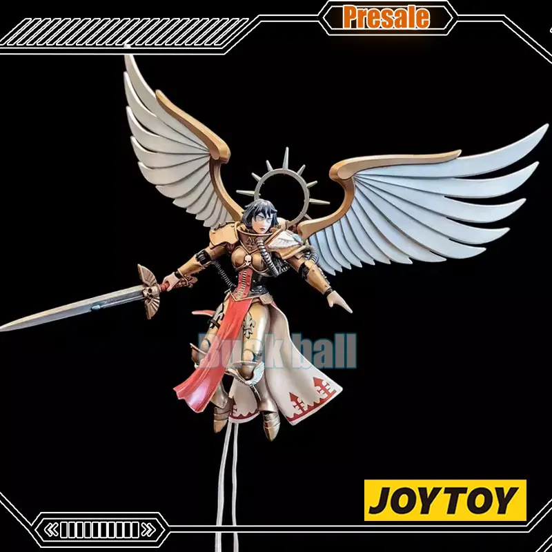 JOYTOY 1/18 Warhammer 40k Action Figure Adepta Sororitas Celestine The Living Saint Model Doll Collect Desk Decor Toy Xmas Gift