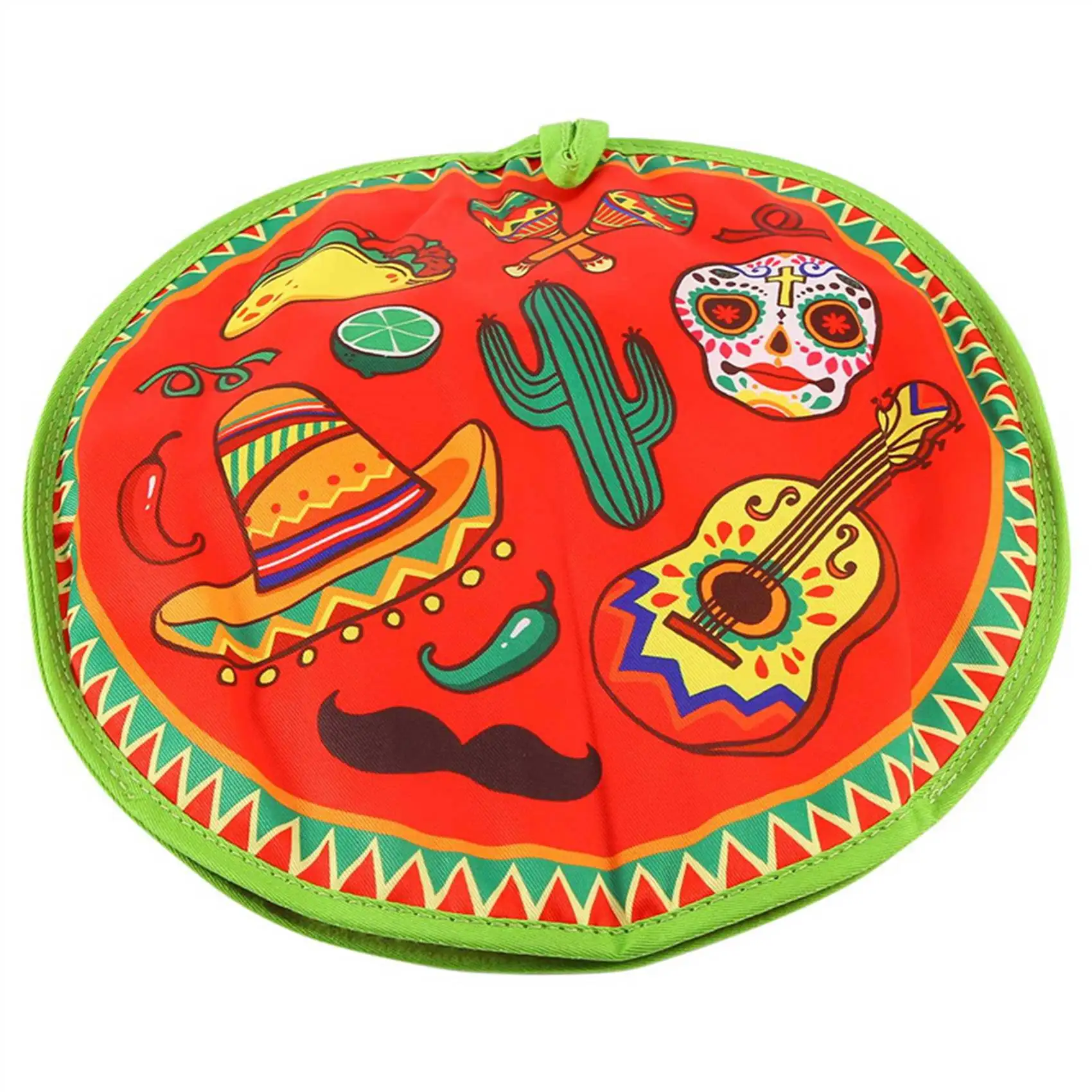 حقيبة قماش مقاس 12 بوصة لبوريتو، حقيبة محمولة لتدفئة التورتيلا للمنزل لمطعم الميكروويف فطيرة الطعام، A HY