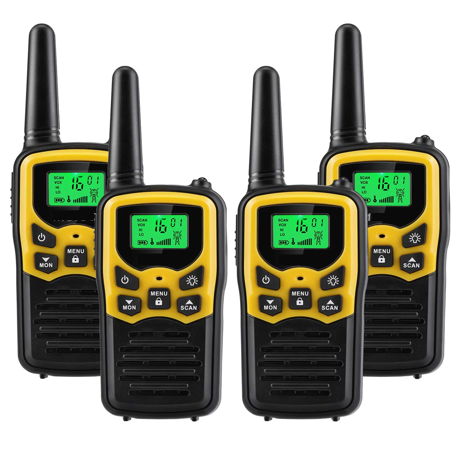 2/4PCS Long Range Walkie Talkie Mini Communication Radios 400-470MHz Ham Two Way Radio Comunicador Transceiver for Hotel Camping