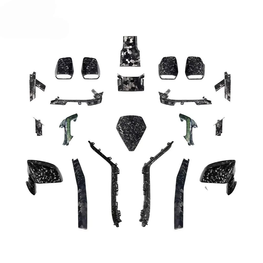 Forged Wave Carbon Fiber Full Interior Kit Center Console Trim Panel Upgrade Set For Huracan Lp580 Lp610 Lp640