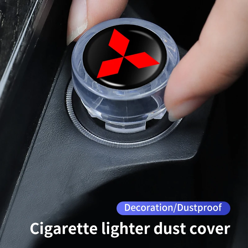 Car Cigarette Lighter Plug Dust Cover Button Socket Protective Case For Mitsubishi Outlander Pajero Sport Lancer ASX L200 Eclip