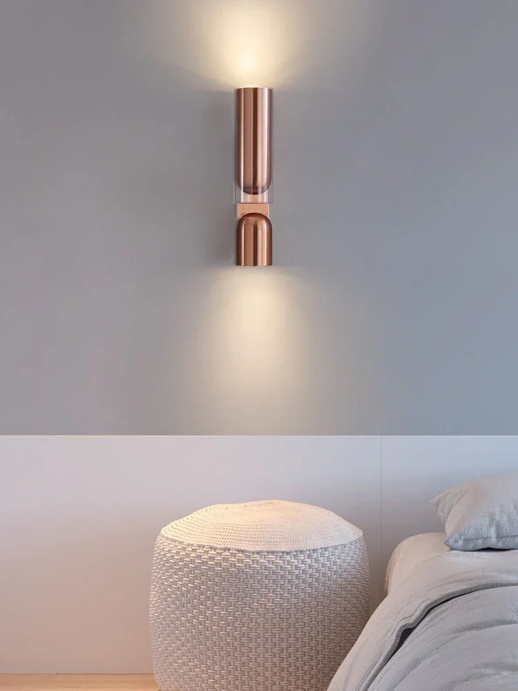 Modern Nordic Up and Down LED Wall Lamp with Adjustable Angle - Perfect for , Bedrooms,Living Rooms,  Restaurants,Hallways