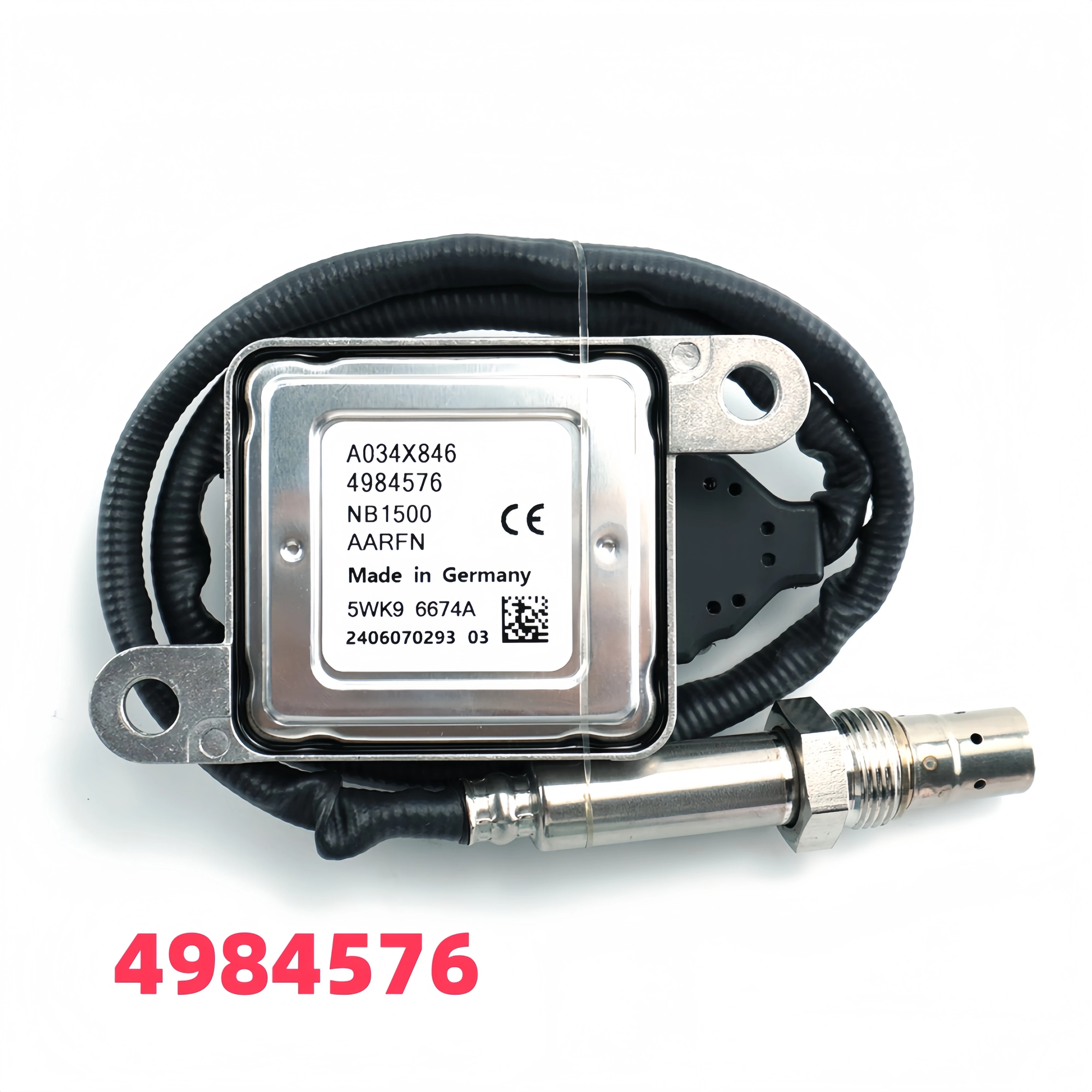 

Fits for Cummins NOx Sensor OE 4984576 New Nitrogen Oxides Sensor 5WK96674A
