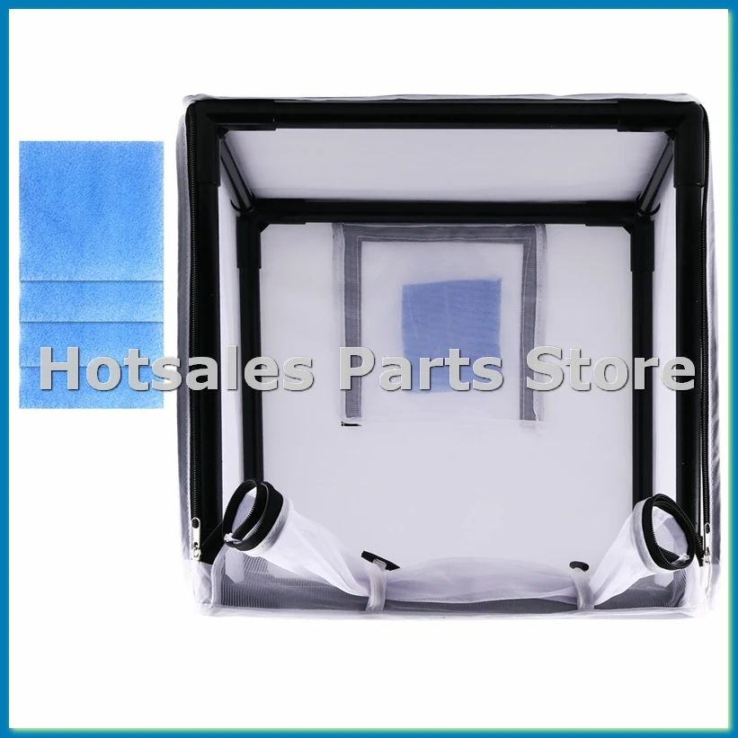 Airbrush Paint Sprays Booth,with Filter & Curtain 15 Inch Portable Sprays Paint Booth Tool, Tool for DIY Projects-A57M