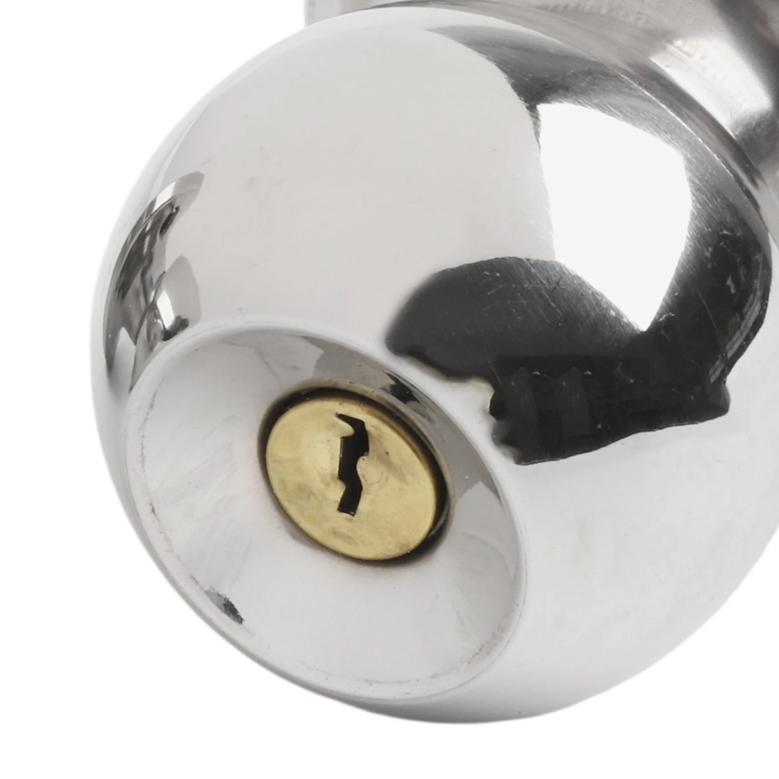 Door Set Knob Handle Lock Privacy Passage Round Home Sliver Bathroom Shower Entrance Stainless Steel Ball Useful