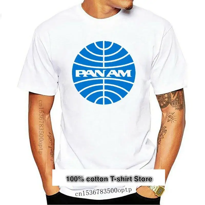 New T Shirt Z0480 Pan Am Vintage Airlines Flight Usa America 2024 York Fun Cool Ggg24 Design Style 2024 Fashion Short Sleeve