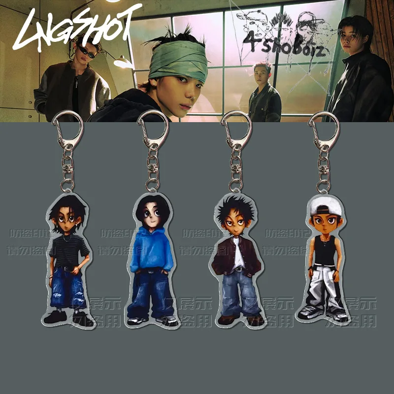 Llavero de acrílico Long Shot Callers Moonwalkin LNG Kwon Ryul Kpop, Joyería, Productos de llaveros, Regalo para amigos, Abalorios para bolsos, Souvenir