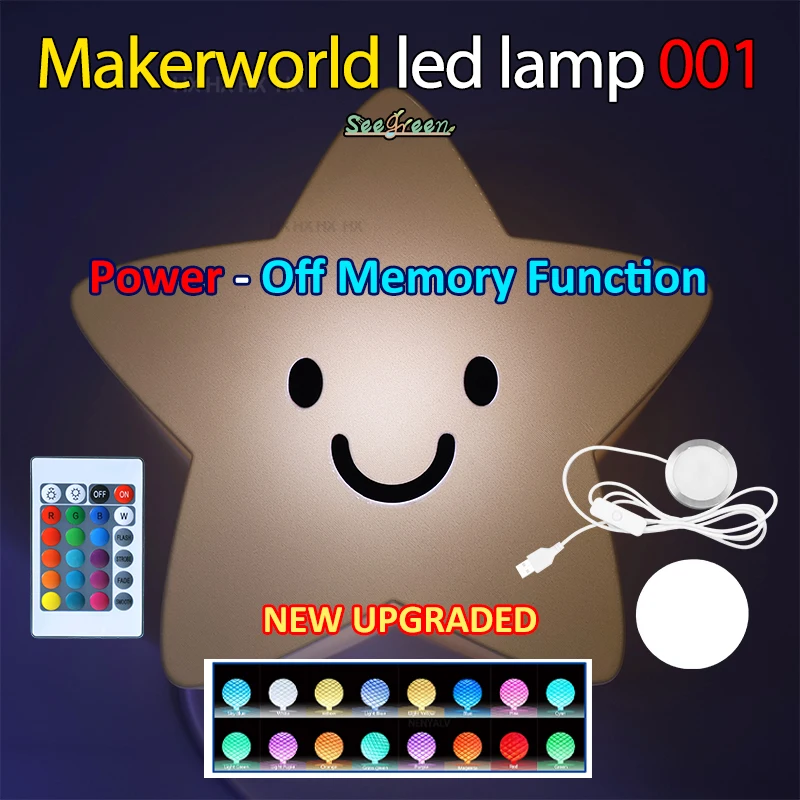 

Регулируемый комплект освещения для лаборатории Bambu, светодиодное фурнитура, комплект освещения Bambulab 001, детали, модель «сделай сам», аксессуары для 3D-принтера