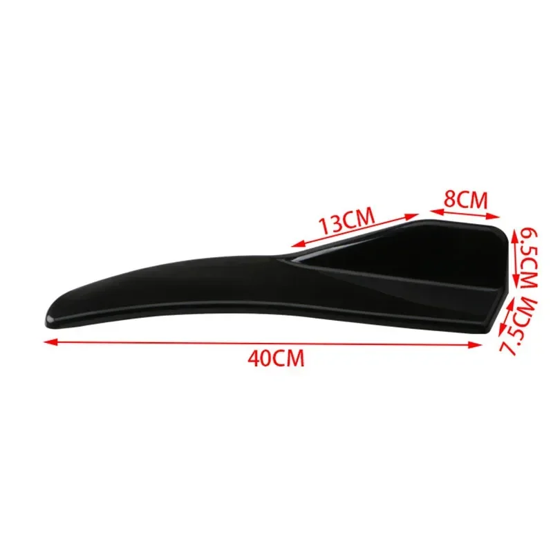 1 Pair Car Bumper Spoiler Front / Rear Lip Anti-collision For BMW Mercedes-Benz Toyota Audi Universal Car Side Skirt