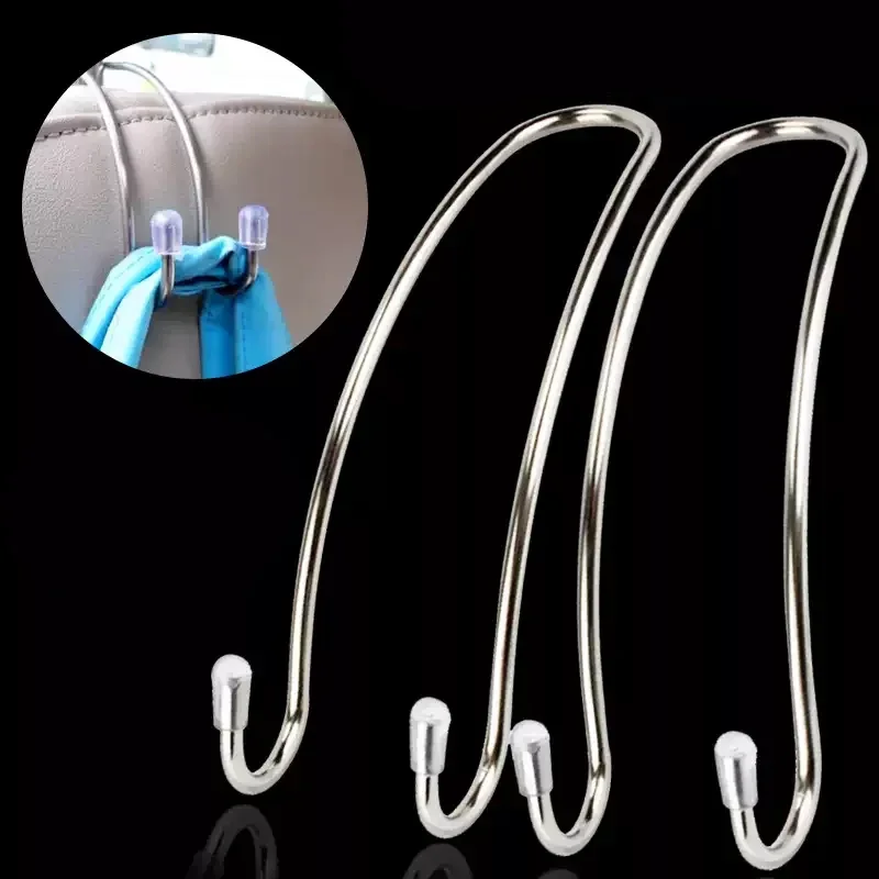 Stainless steel car hook multifunctional hidden car seat back extension storage car interior hook
