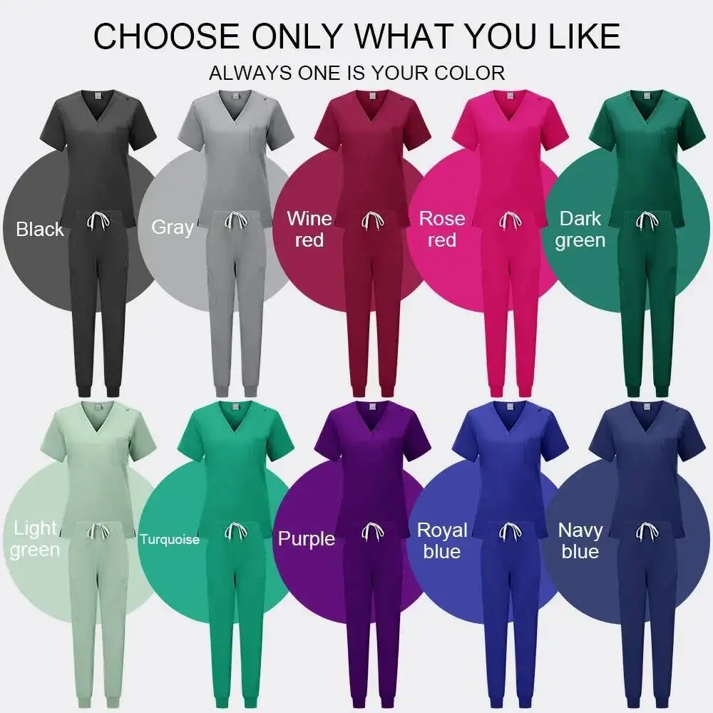 Uniformes d'hôpital De haute qualité, vente en gros, hauts et pantalons pour femmes médicales, blouses d'allaitement, costumes, Uniformes De Enfermera Mujer, offre spéciale